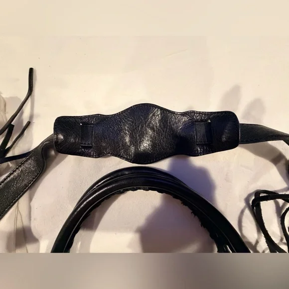 Black Leather Women's Bag - Picture 5 of 7